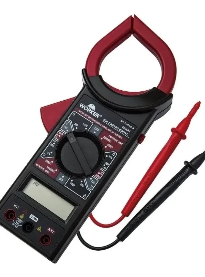 MULTíMETRO DIGITAL COM ALICATE AMPERíMETRO