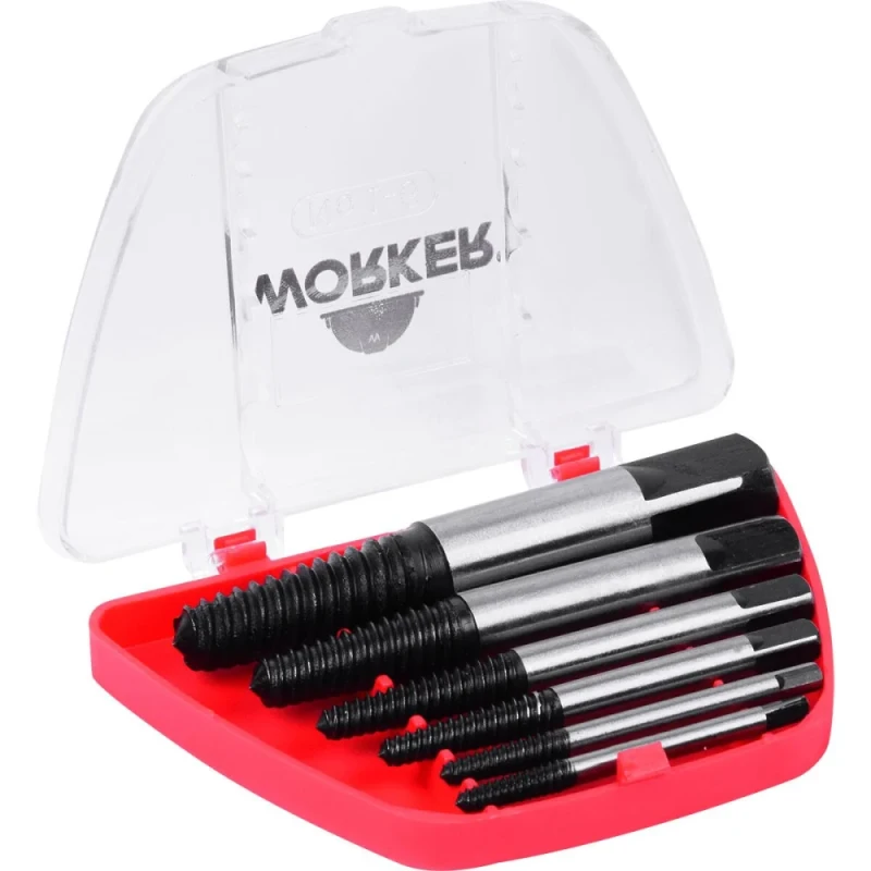 JOGO DE EXTRATOR DE PARAFUSOS 6 PEÇAS - WORKER