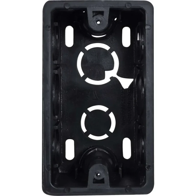 CAIXA DE LUZ EM PVC RETANGULAR PRETA 4X2 - SOMAR 