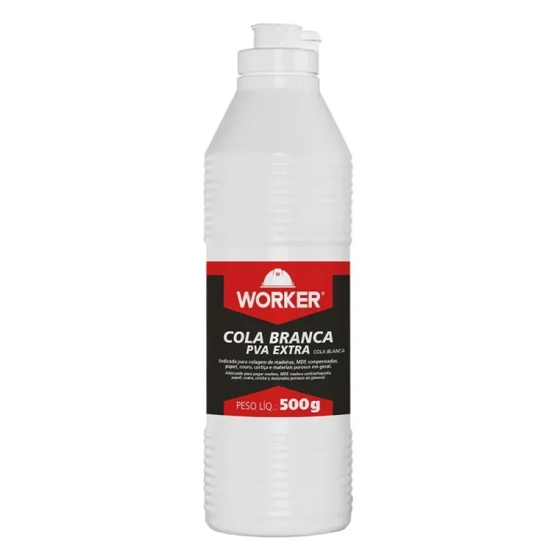 COLA BRANCA PVA EXTRA 500G - WORKER