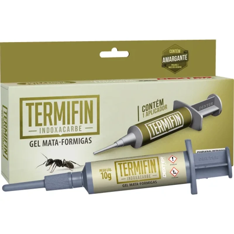 GEL MATA FORMIGAS SERINGA APLICADORA 10G TERMIFIN - DEXTER