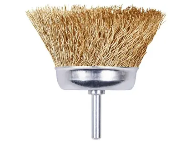 ESCOVA DE AÇO CIRCULAR PARA ESMERIL 6 POL FURO 31,75 MM - WORKER